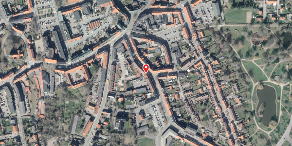 Oversvømmelsesrisiko fra vandløb på Slotsgade 14, 4200 Slagelse