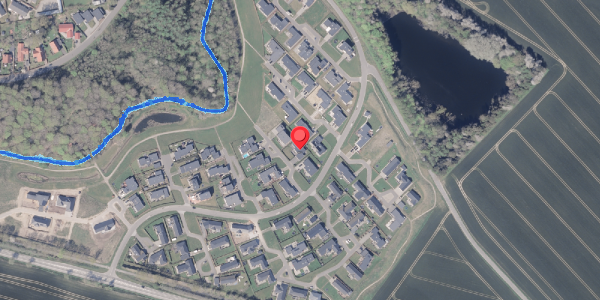 Oversvømmelsesrisiko fra vandløb på Præstelunden 71, 8300 Odder