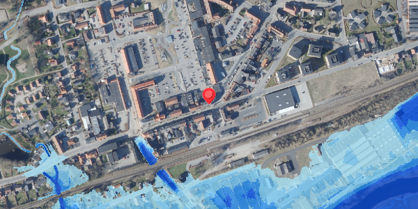 Oversvømmelsesrisiko fra vandløb på Storegade 2, 8850 Bjerringbro
