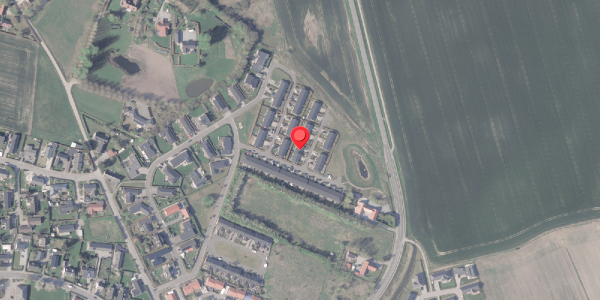 Oversvømmelsesrisiko fra vandløb på Midtager 33, 8382 Hinnerup