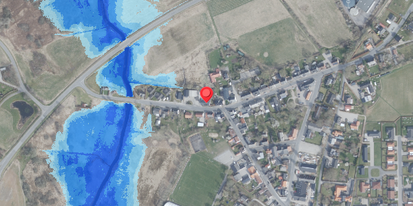 Oversvømmelsesrisiko fra vandløb på Aagade 9, . , 9240 Nibe