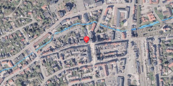 Oversvømmelsesrisiko fra vandløb på Rosensgade 20, 8300 Odder