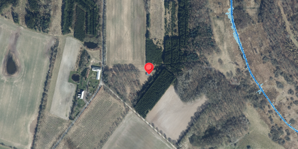 Oversvømmelsesrisiko fra vandløb på Thorlundvej 21, 7361 Ejstrupholm