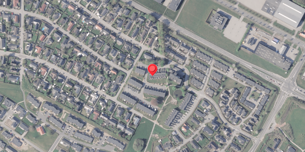 Oversvømmelsesrisiko fra vandløb på Elgårdsminde 123, 8382 Hinnerup