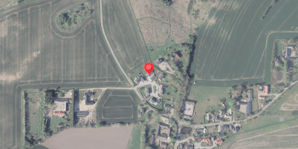 Oversvømmelsesrisiko fra vandløb på Haarvej 26, 8382 Hinnerup