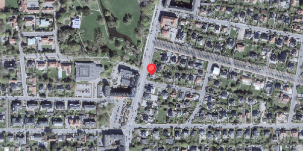Oversvømmelsesrisiko fra vandløb på Strandvejen 128, 2900 Hellerup