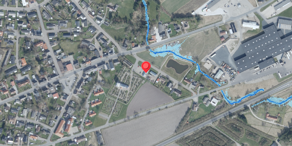 Oversvømmelsesrisiko fra vandløb på Basaltvej 8, 7700 Thisted