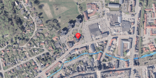 Oversvømmelsesrisiko fra vandløb på Teglbakken 5, 8300 Odder