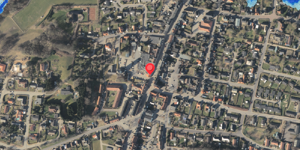 Oversvømmelsesrisiko fra vandløb på Bredgade 46, 5560 Aarup