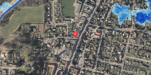 Oversvømmelsesrisiko fra vandløb på Bredgade 32A, 5560 Aarup