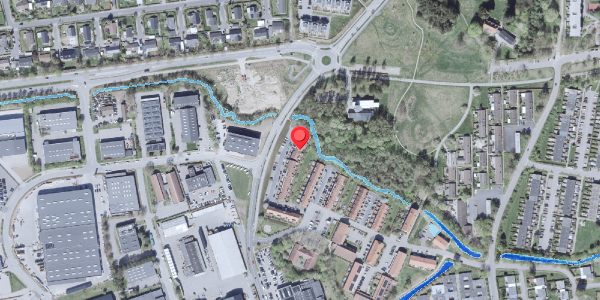 Oversvømmelsesrisiko fra vandløb på Mølledammen 5D, 2980 Kokkedal