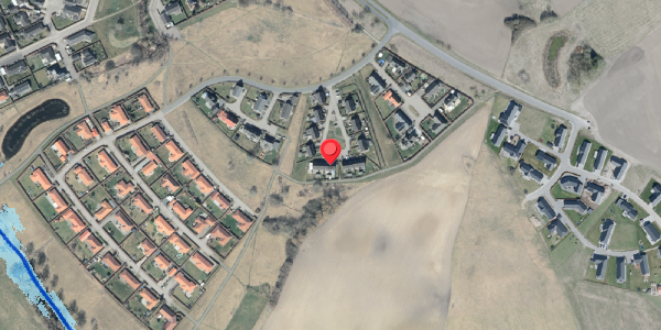 Oversvømmelsesrisiko fra vandløb på Irisvej 21, 4420 Regstrup