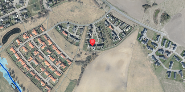 Oversvømmelsesrisiko fra vandløb på Irisvej 23, 4420 Regstrup