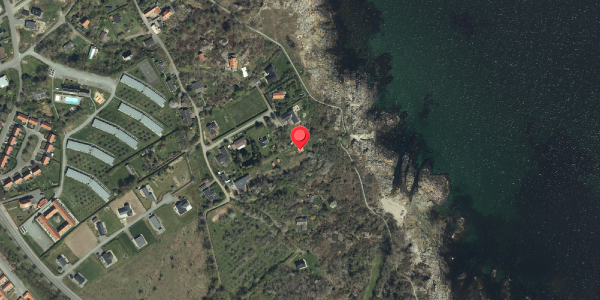 Oversvømmelsesrisiko fra vandløb på Hyldeslet 8, 3770 Allinge