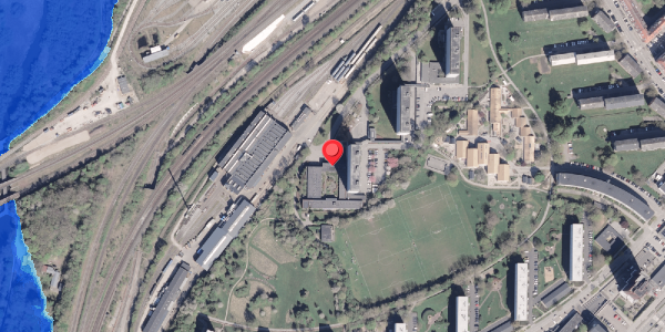 Oversvømmelsesrisiko fra vandløb på Augustenborggade 27, st. 7, 8000 Aarhus C