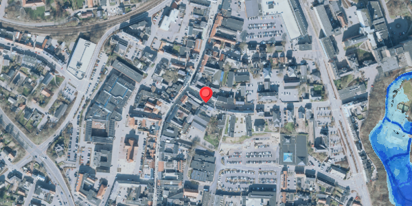 Oversvømmelsesrisiko fra vandløb på Danmarksgade 4, 7500 Holstebro