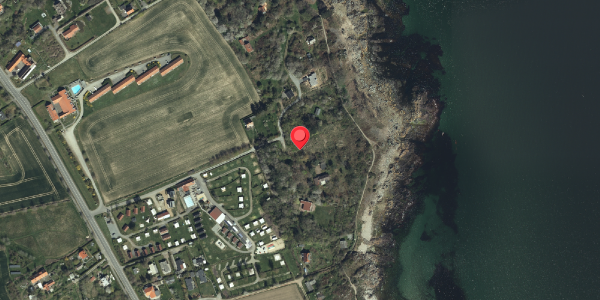 Oversvømmelsesrisiko fra vandløb på Poppelvej 6B, 3770 Allinge