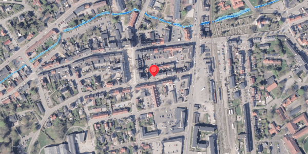 Oversvømmelsesrisiko fra vandløb på Holsteinsgade 12, 8300 Odder