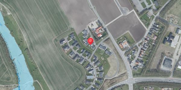 Oversvømmelsesrisiko fra vandløb på Hatten 3, 7700 Thisted