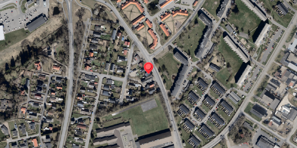 Oversvømmelsesrisiko fra vandløb på Vilstrupvej 14, 6100 Haderslev