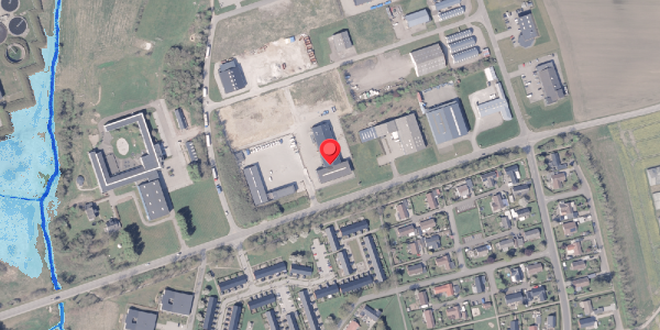 Oversvømmelsesrisiko fra vandløb på Rude Havvej 15C, 8300 Odder