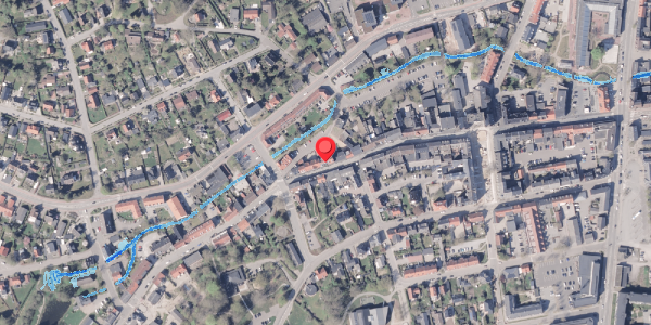 Oversvømmelsesrisiko fra vandløb på Rosensgade 44, 8300 Odder
