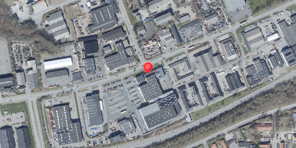Oversvømmelsesrisiko fra vandløb på Danmarksvej 28, 8660 Skanderborg