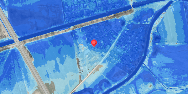 Oversvømmelsesrisiko fra vandløb på Brohaven 35, 8500 Grenaa