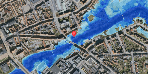 Oversvømmelsesrisiko fra vandløb på Brogade 8D, 5000 Odense C