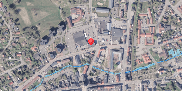Oversvømmelsesrisiko fra vandløb på Nørregade 12, 8300 Odder