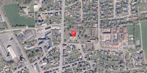 Oversvømmelsesrisiko fra vandløb på Malling Kirkevej 1, 8340 Malling