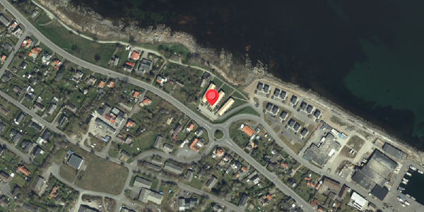 Oversvømmelsesrisiko fra vandløb på Havnevej 28, 3770 Allinge