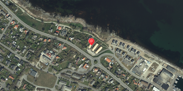 Oversvømmelsesrisiko fra vandløb på Havnevej 48, 3770 Allinge