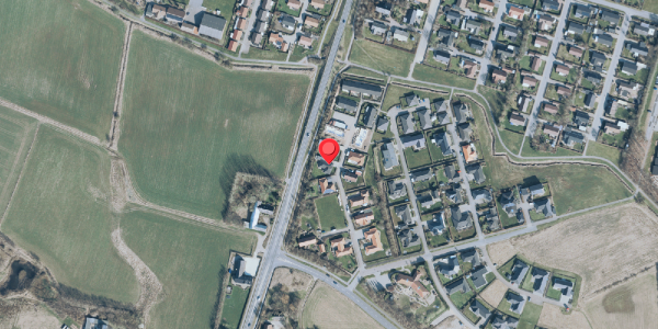 Oversvømmelsesrisiko fra vandløb på Bjertparken 13, 7830 Vinderup
