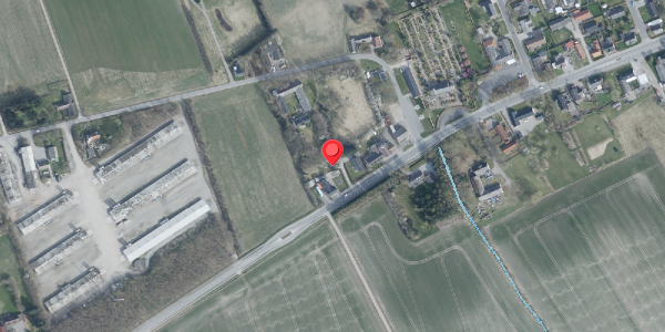 Oversvømmelsesrisiko fra vandløb på Thyvej 28, 9460 Brovst