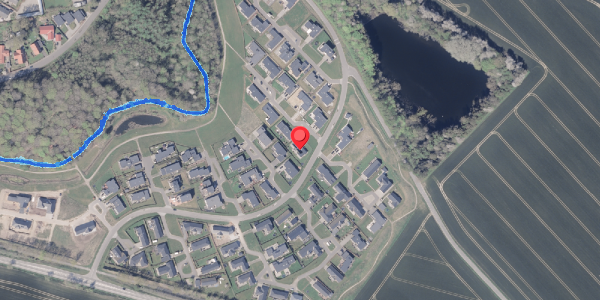 Oversvømmelsesrisiko fra vandløb på Præstelunden 75, . , 8300 Odder