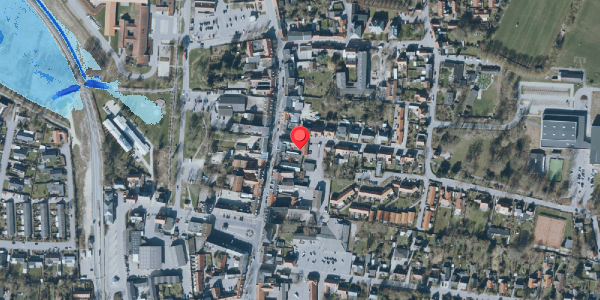 Oversvømmelsesrisiko fra vandløb på Munkegade 4, 4660 Store Heddinge