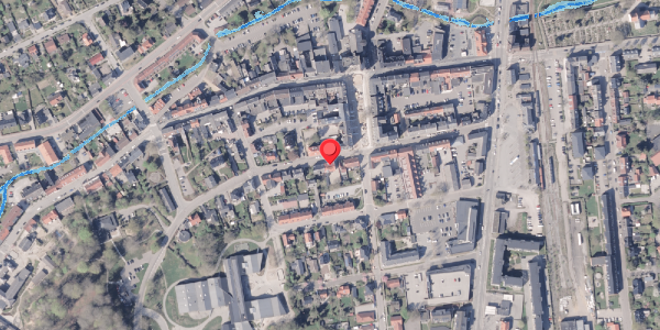 Oversvømmelsesrisiko fra vandløb på Holsteinsgade 19, 8300 Odder