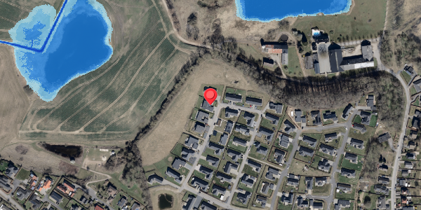 Oversvømmelsesrisiko fra vandløb på Ejsbølsvinget 36, 6100 Haderslev