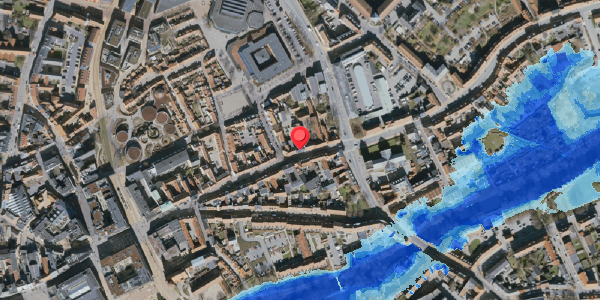 Oversvømmelsesrisiko fra vandløb på Overgade 46C, 5000 Odense C
