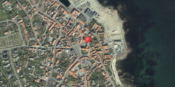Oversvømmelsesrisiko fra vandløb på Kirkeplads 6, 3770 Allinge