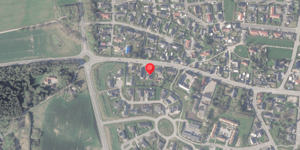 Oversvømmelsesrisiko fra vandløb på Hammelvej 25B, . , 8370 Hadsten