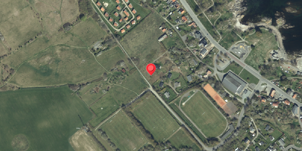 Oversvømmelsesrisiko fra vandløb på Strandvejen 23D, 3770 Allinge