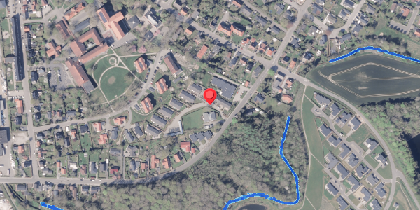 Oversvømmelsesrisiko fra vandløb på Lundeparken 1, 8300 Odder
