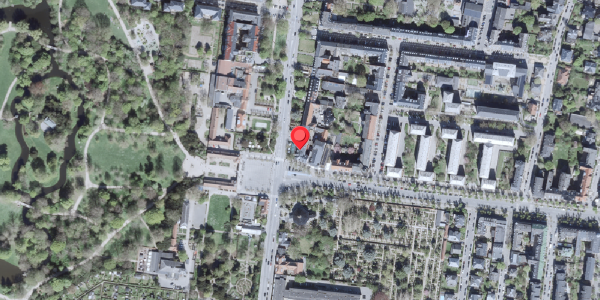 Oversvømmelsesrisiko fra vandløb på Allegade 2, 2000 Frederiksberg