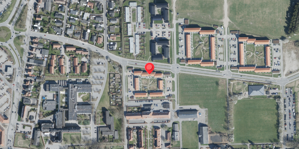 Oversvømmelsesrisiko fra vandløb på Regimentet 14, 4100 Ringsted