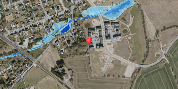 Oversvømmelsesrisiko fra vandløb på Blåfuglen 56, 5792 Årslev