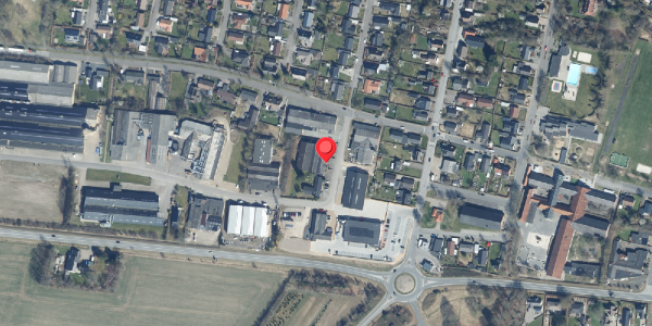 Oversvømmelsesrisiko fra vandløb på Fabriksvej 4, 7441 Bording