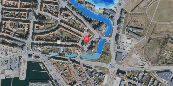 Oversvømmelsesrisiko fra vandløb på Nybrogade 3, 5800 Nyborg