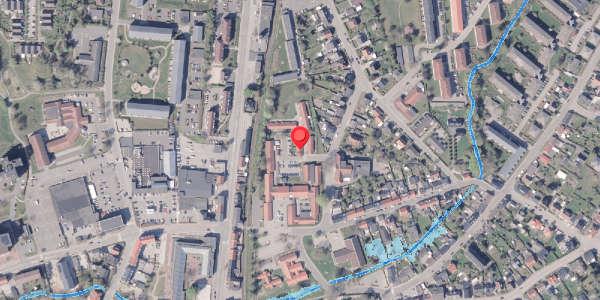 Oversvømmelsesrisiko fra vandløb på Aaholmsgade 3M, 8300 Odder